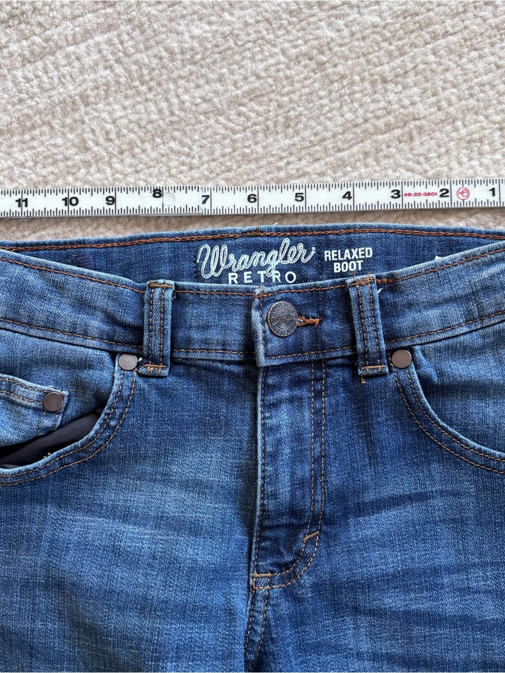 Wrangler Kids Dark Blue Denim Jeans - Picture 8 of 10